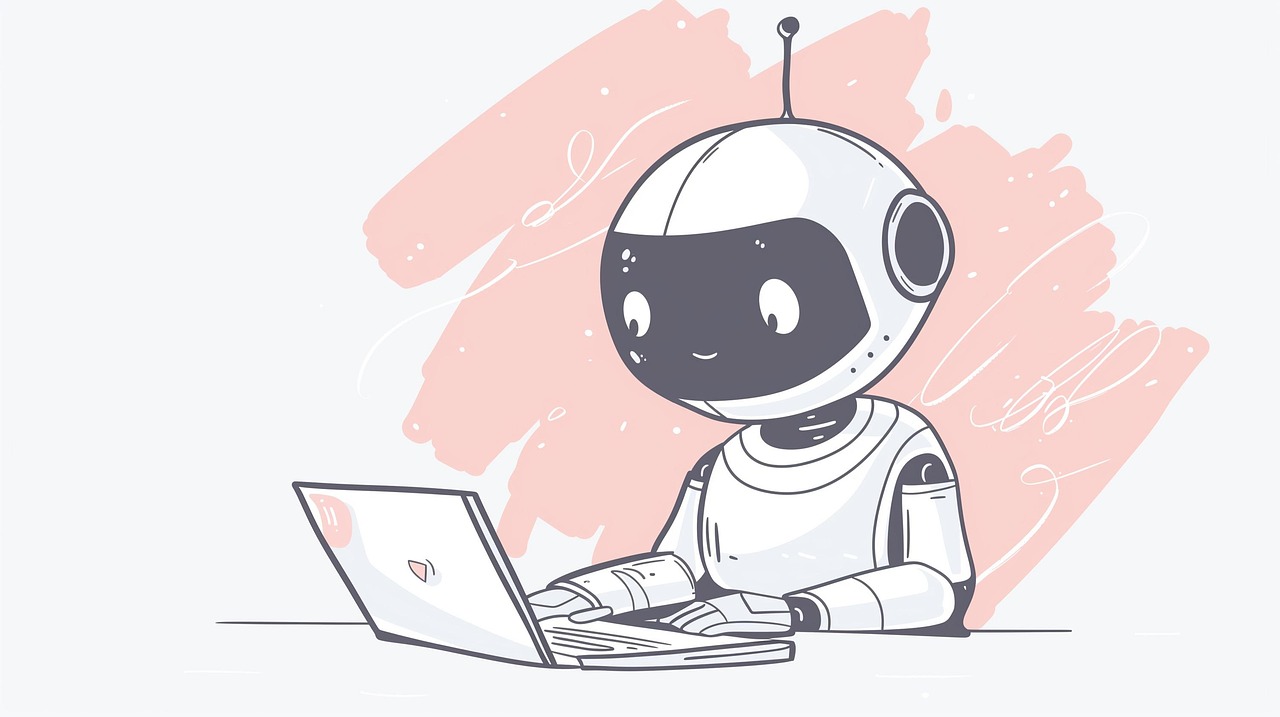 ai generated, robot, laptop, write, office, workplace, to learn, technology, future, computer science, chatbot, chatbot, chatbot, chatbot, chatbot, chatbot